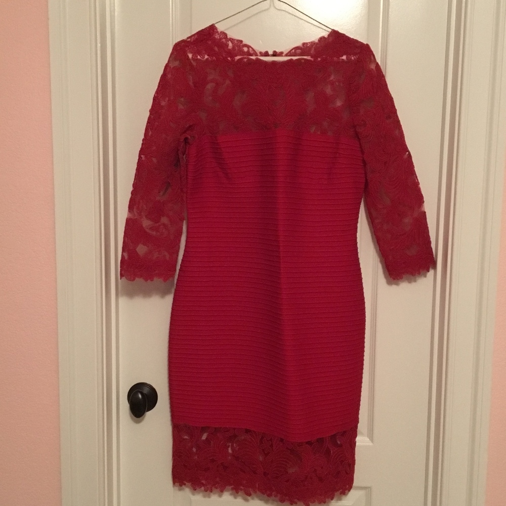 Deep Red tight Dress